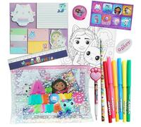 Gabby's Dollhouse - Federmäppchen für Mädchen - Gabby Dollhouse Stifte -Set mit Bleistiften, Stickern und Zeichenzubehör - Gabby's Dollhouse Geschenke