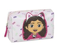 Gabby's Dollhouse Federmäppchen, Make-up-Tasche und Zubehör für Mädchen, robuster Reißverschluss, leicht und praktisch, für Fans des Hauses von Gabby