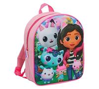 Gabby's Dollhouse Rucksack für Mädchen, Schultasche, Pandy Paws, Kindergarten-Rucksack, Lunchtasche