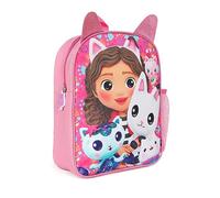 Gabby's Dollhouse Rucksack, Kinderrucksack, Schultasche, Rucksack Rosa, rose