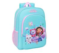 GABBY'S DOLLHOUSE Schulrucksack für Kinder, Kinderrucksack, anpassbar an Kinderwagen, ideal für Kinder im Schulalter, bequem und vielseitig, Qualität und Widerstandsfähigkeit, 33 x 14 x 42 cm