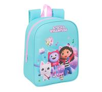 GABBY'S DOLLHOUSE - Schulrucksack für Kinder, Schulrucksack für den Einkaufswagen, ideal für den Kindergarten, bequem und vielseitig, Qualität und Langlebigkeit, 22 x 10 x 27 cm