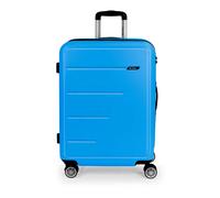 Gabol Future Plus 4 Rollen Trolley 66 cm mit Dehnfalte blau