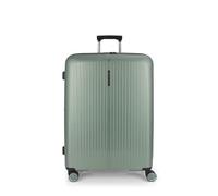 Gabol Großer erweiterbarer Koffer Brooklyn 51 x 75 x 31/34 cm - leichtes Gepäck 4,5 kg mit Kapazität 109/119,6 l - 4 Doppelräder 360° und TSA-Schloss - Spanisches Design aus Polypropylen, grün, Large