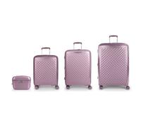 Gabol Queens 4 Rollen Kofferset 4-teilig mit Dehnfalte lila (TAS034980) lila