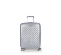 Gabol Queens Hartschalenkoffer, erweiterbar, mit einem Fassungsvermögen von bis zu 42,1 l, silber