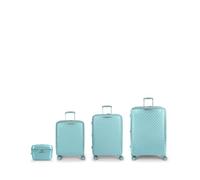 Gabol Queens 4 Rollen Kofferset 4-teilig mit Dehnfalte verde menta (TAS034996) tuerkis