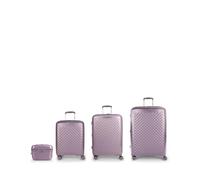 Gabol Queens 4 Rollen Kofferset 4-teilig mit Dehnfalte lila (TAS034980) lila