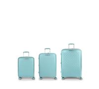 Gabol Queens Hartschalenkoffer-Set (Kabine, mittel und groß), erweiterbar, Fassungsvermögen bis zu 224,2 l, Minzgrün