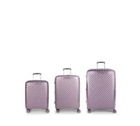 Gabol Queens Hartschalenkoffer-Set (Kabine, mittel und groß), erweiterbar, Fassungsvermögen bis zu 224,2 l, Lila