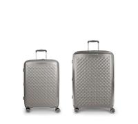 Gabol Queens Hartschalenkoffer-Set (mittel und groß), erweiterbar, Fassungsvermögen bis zu 182 l, champagner