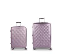 Gabol Queens Hartschalenkoffer-Set (mittel und groß), erweiterbar, Fassungsvermögen bis zu 182 l, Lila