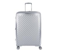 Gabol Queens 4 Rollen Trolley L 75 cm mit Dehnfalte silberfarben