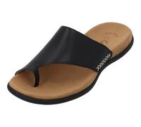 Gabor 03.700.27 Pantolette Glattleder Damen in schwarz - Gr. 43