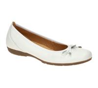 Gabor 04.164.21 weiß - Ballerina - Halbschuhe - Slipper für Damen - Größe 41