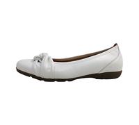 Gabor Damen Keilpumps, Frauen Absatzschuhe,Ausgehschuhe,Abendschuhe,Court Shoes,stöckelschuhe,Keilabsatz,Wedge-Heel,Heels,Weiss,42 EU / 8 UK