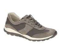 Gabor 06.966.28 grau - bequeme Halbschuhe für Damen - Größe 38.5