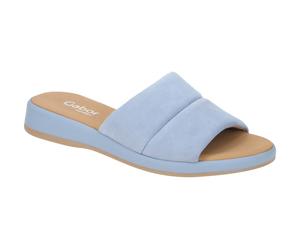 Gabor 22.730.26 hell-blau - bequeme Pantolette für Damen - Größe 37.5
