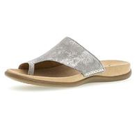 Gabor 23.700 Damen ClogsPantoletten,Clogs&Pantoletten, Frauen,Pantolette,Hausschuh,Pantoffel,Slipper,Slides,Best Fitting,grau,44 EU