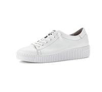 Gabor Damen Sneaker Cervo – Wechselfußbett, Best Fitting – Weiss (Ice) Größe 42 EU / 8 UK