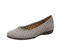 Gabor Damen Klassische Ballerinas, Frauen Flats,Ballerina-Schuhe,Ballett-Schuhe,Ballet-Flats,flach,Ausgehschuhe,Abendschuhe,leinen,40 EU / 6.5 UK