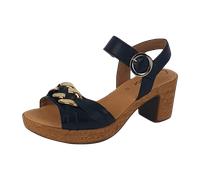 Gabor Damen Riemchensandalen, Frauen Sandalen,Best Fitting,absatz,sommerschuhe,freizeitschuhe,offene schuhe,schwarz (gold),40 EU / 6.5 UK