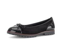 Ballerina GABOR "Gabor Ballerinas Leder", Damen, Gr. 40, schwarz, Leder, Schuhe Ballerina (55990429-40) schwarz