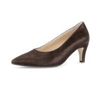 Pumps GABOR "Gabor Pumps Veloursleder", Damen, Gr. 40, mocca, Veloursleder, Schuhe Pumps (70638522-40) mocca