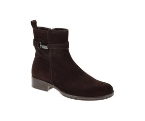 Gabor 31.601.18 dunkel-braun - elegante Stiefelette für Damen - Größe 38