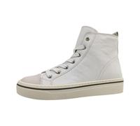 Gabor Damen High-Top Sneaker, Frauen Halbschuhe,Wechselfußbett,Best Fitting,schnürstiefeletten,mid Cut,Sportschuhe,Latte (Panna),41 EU / 7.5 UK