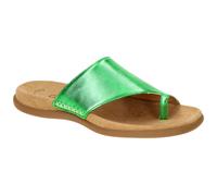 Gabor Pantolette grün metallic Zehentrenner 43.700.79 - Größe 37