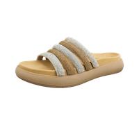 Gabor Damen Pantoletten, Frauen Slipper,Best Fitting,Sandalen,Freizeitschuhe,Schlupfschuhe,schluepfschuhe,Slides,Mules,Gold Kombi,42 EU / 8 UK