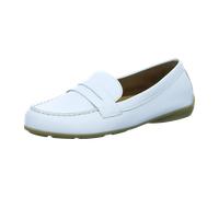 Gabor Damen Slipper, Frauen Slip On,Best Fitting,Halbschuhe,Slides,Schlupfschuhe,schluepfschuhe,Loafer,College Schuhe,Weiss,38.5 EU / 5.5 UK