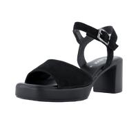 Gabor® Veloursleder Sandalen, schwarz, 36 Schwarz