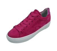 Gabor Damen Low-Top Sneaker, Frauen Halbschuhe,Leichte Mehrweite (G),schnürschuhe,schnürer,Plateausohle,pink/Fuxia(Se.Uni),38.5 EU / 5.5 UK