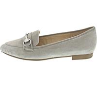 Gabor Slipper Ballerinas grau Samt 41.302.12 - Größe 38.5