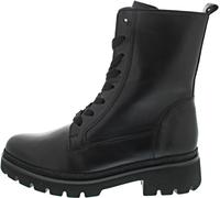 Gabor Damen Combat Boots, Frauen Stiefeletten,Leichte Mehrweite (G),uebergangsstiefel,schnürstiefel,Winterschuhe,schwarz (Mel.),38.5 EU / 5.5 UK