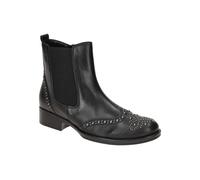 Gabor Damen Chelsea Boots, Frauen Stiefeletten,Schlupfstiefel,Stiefel,Bootee,Booties,halbstiefel,Kurzstiefel,schwarz,37.5 EU / 4.5 UK