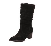 Gabor 52894-47 Schwarz - ungefütterte Stiefelette - Damenschuhe Modische Stiefelette / Boots, Schwarz, leder (dreamvelour), absatzhöhe: 55 mm für Damen, schwarz, Größe 35 ½ EU / 3 UK