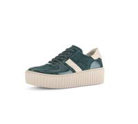 Gabor 53.203.19 Schnürhalbschuh Materialmix Damen in grün - Gr. 39