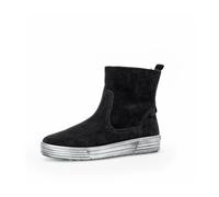 Gabor Damen Combat Boots, Frauen Stiefeletten,Lammfell,Winterstiefel,Winterschuhe,gefüttert,Stiefel,Bootee,Booties,schwarz,39 EU / 6 UK