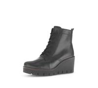 Gabor 54.781.27 Schnürstiefel Glattleder Damen in schwarz - Gr. 40,5