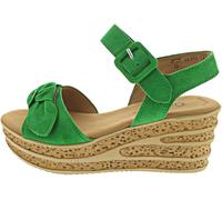 Keilsandalette GABOR Gr. 40, grün Damen Schuhe Sandaletten (18238730-40)