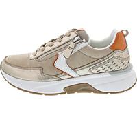 Gabor Damen Low-Top Sneaker, Frauen Halbschuhe,schnürschuhe,schnürer,straßenschuhe,Strassenschuhe,Sportschuhe,Oak/Puder/Weiss k.,39 EU / 6 UK
