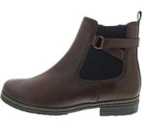 Gabor Chelseaboots Damen (70350945-39) Kalbsleder, elastischer Einsatz, Blockabsatz, Gr. 39 Braun