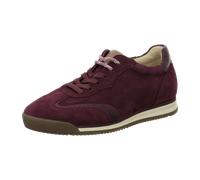 Sneaker GABOR "Gabor Sneaker Veloursleder", Damen, Gr. 40, rot, Veloursleder, Schuhe Sneaker (44826841-40) rot