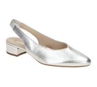 Gabor Sling Pumps silber grau metallic 61.520.69 - Größe 36