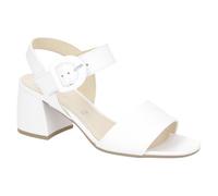 Gabor 61.710.21 weiß - Riemchen Sandale für Damen - Größe 37.5