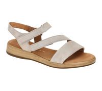 Gabor Rhodos Sandale grau metallic Velour 62.733.14 - Größe 35.5