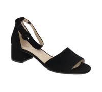 Gabor comfort Sandalette schwarz Velour 62.902.47 für Damen, schwarz, Gr. 37 ½ EU / 4,5 UK